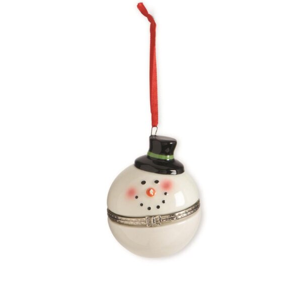 Snowman Pillbox Ornaments - Picture 4 of 6